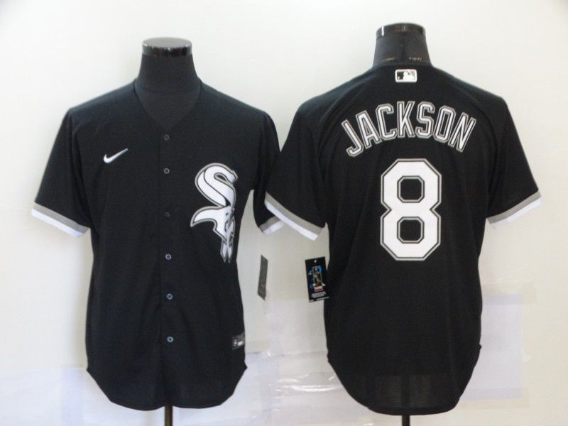 Men Chicago White Sox #8 Jackson Black 2020 MLB Nike Game Jerseys->chicago white sox->MLB Jersey
